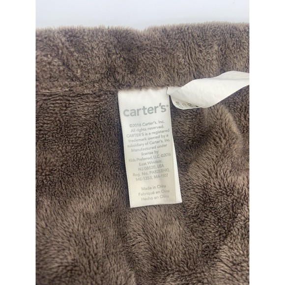 Carters Plush Monkey Lovey Baby Security Blanket Green and Brown Soft Toy 2016 - Picture 4 of 4